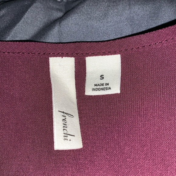 maroon frenchi tank - Picture 2 of 2